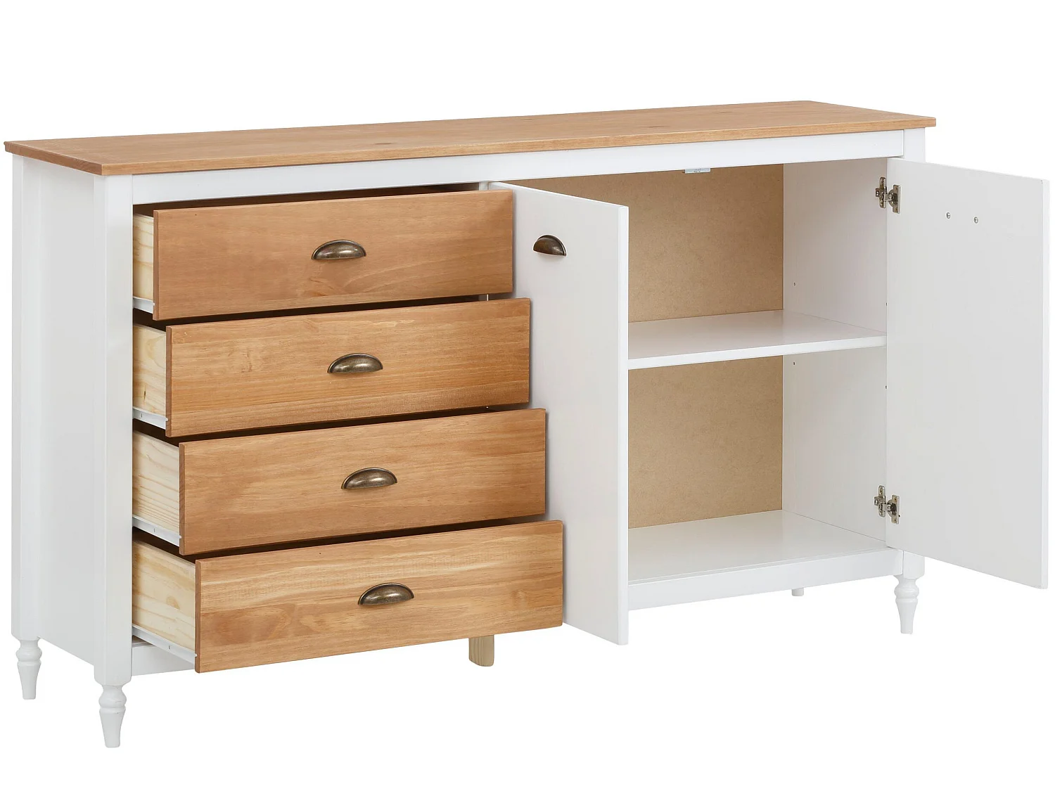 Rio|Bahut en MDF blanc