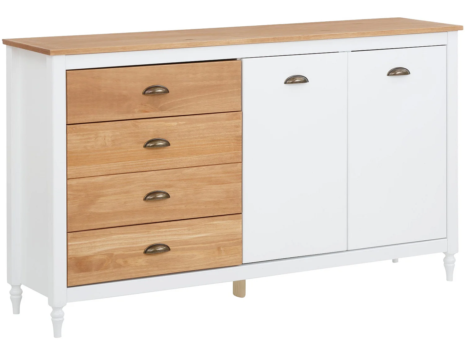 Rio|Bahut en MDF blanc