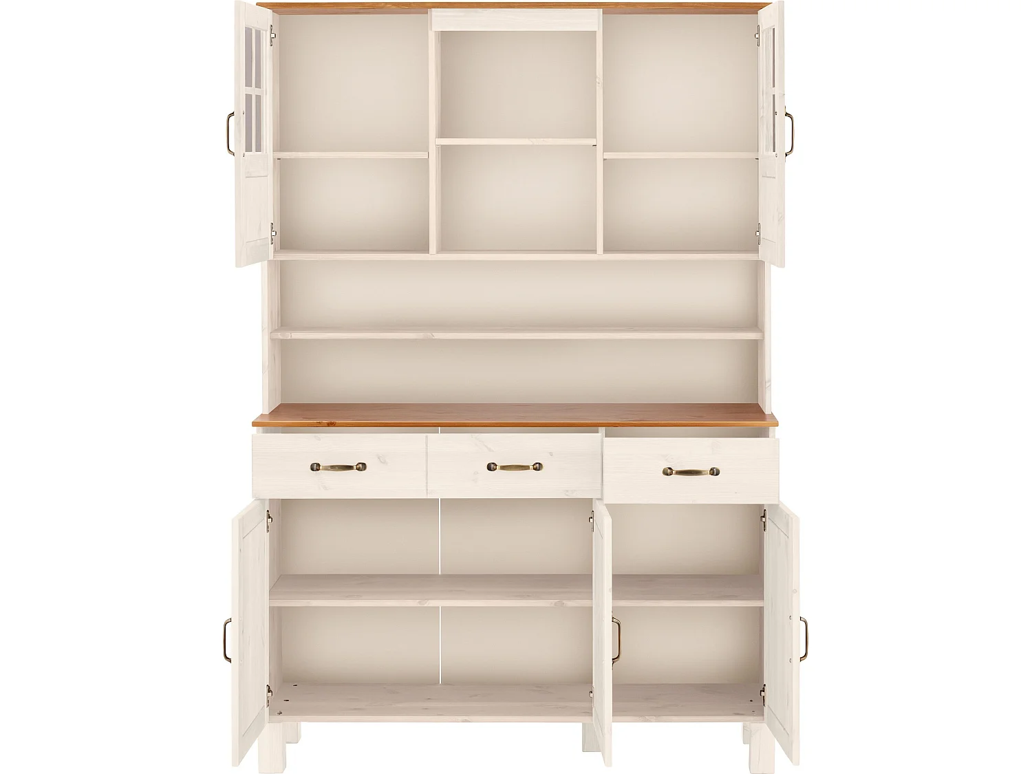 Alby|Buffet 3 portes 2 tiroirs