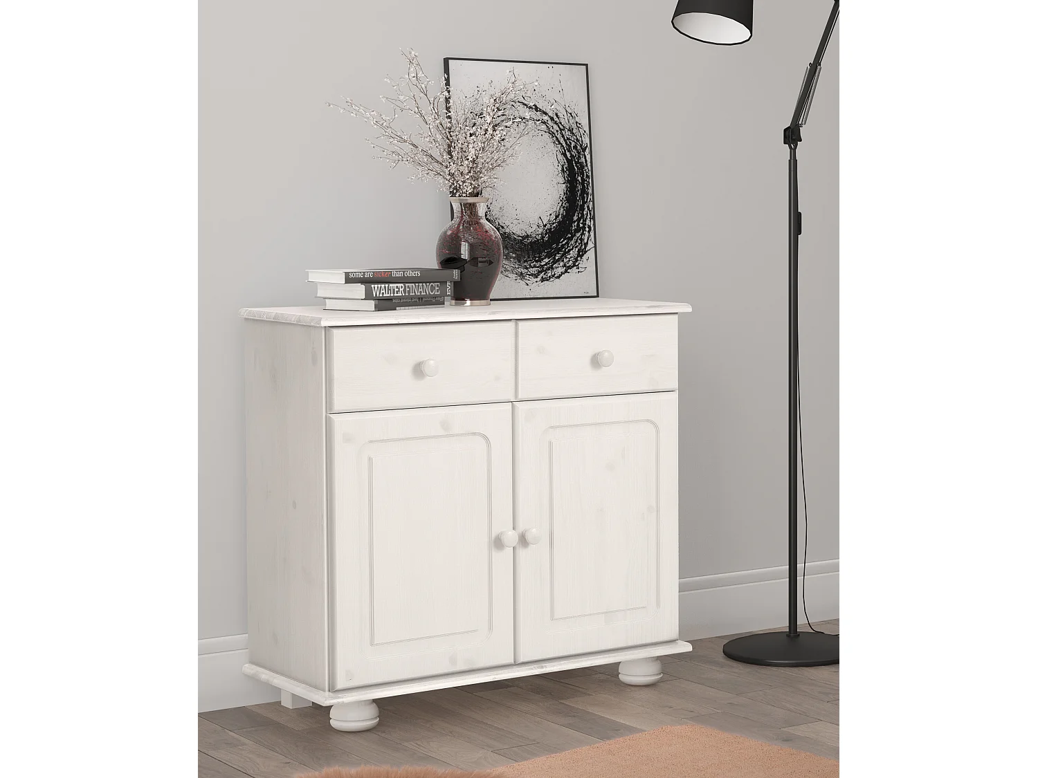 Set armadio e cassettiera Heide in rovere