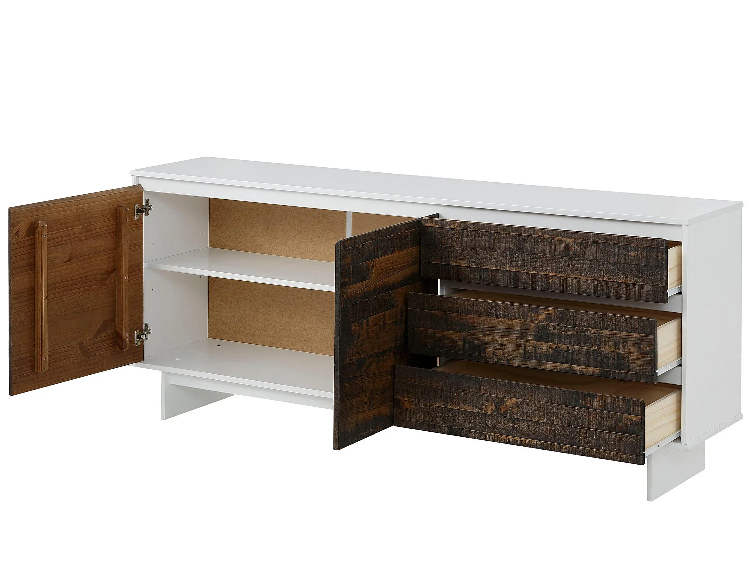 Anrichte aus weißem MDF