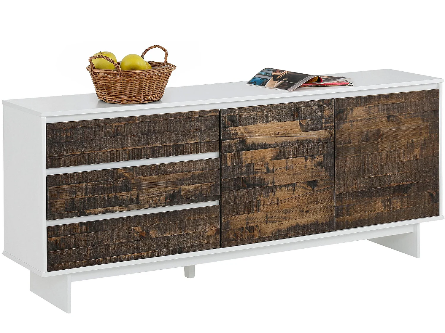 Anrichte aus weißem MDF