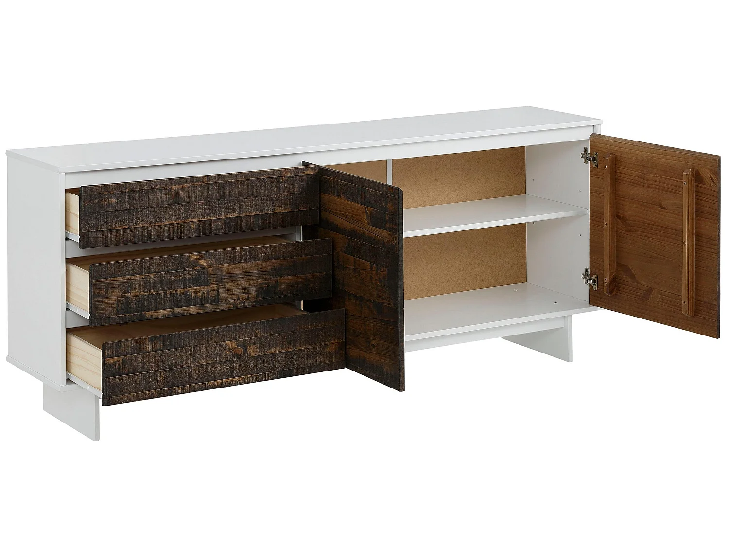 Anrichte aus weißem MDF