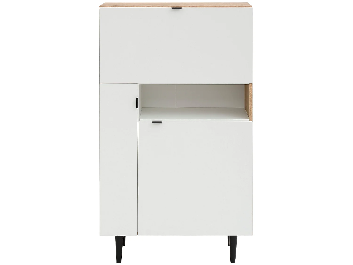 Legro|Buffet Haut en MDF blanc