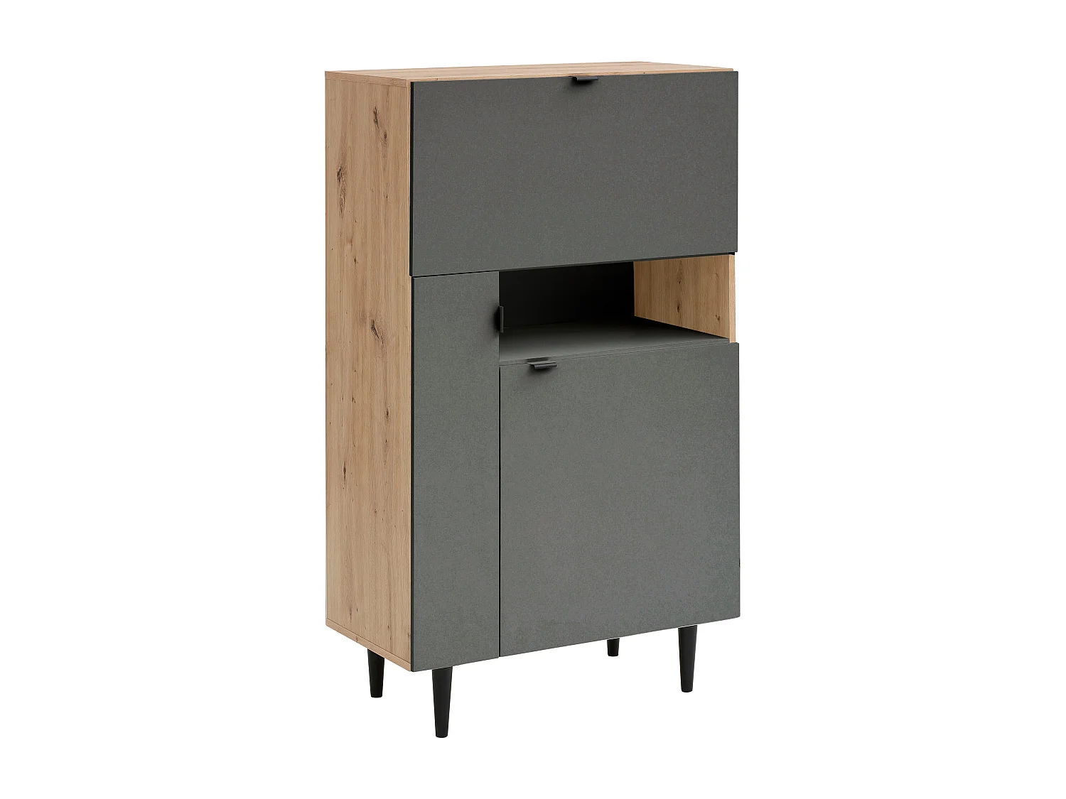 Anrichte aus brauner MDF-Platte