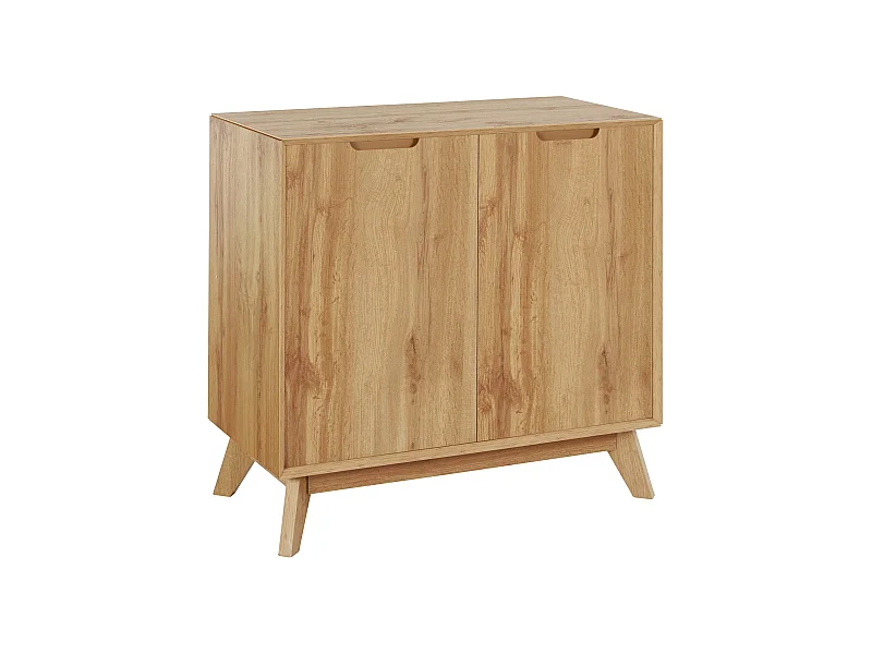 Ezra|Buffet à 2 portes effet chêne