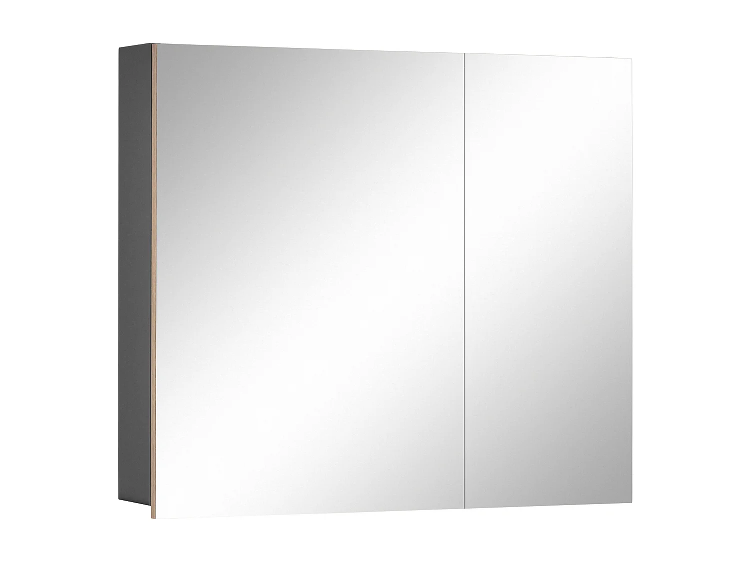 Wisla |Armoire à miroir suspendue en effet chêne