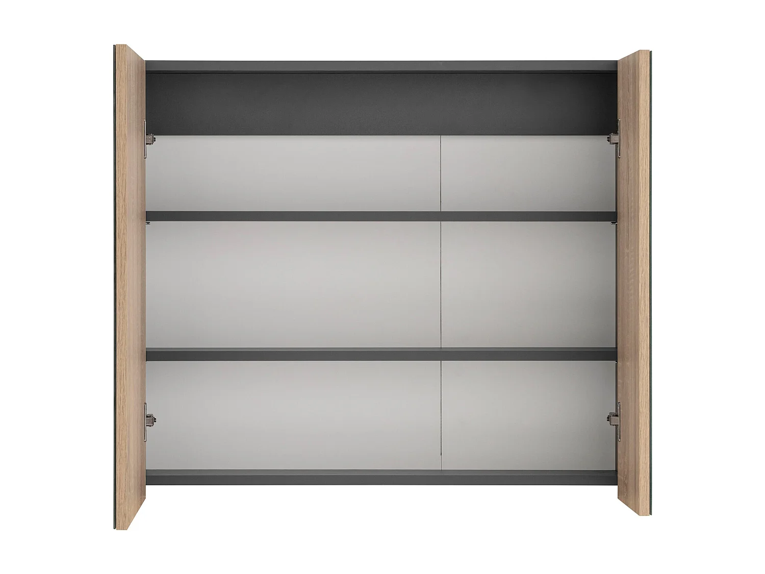 Wisla |Armoire à miroir suspendue en effet chêne