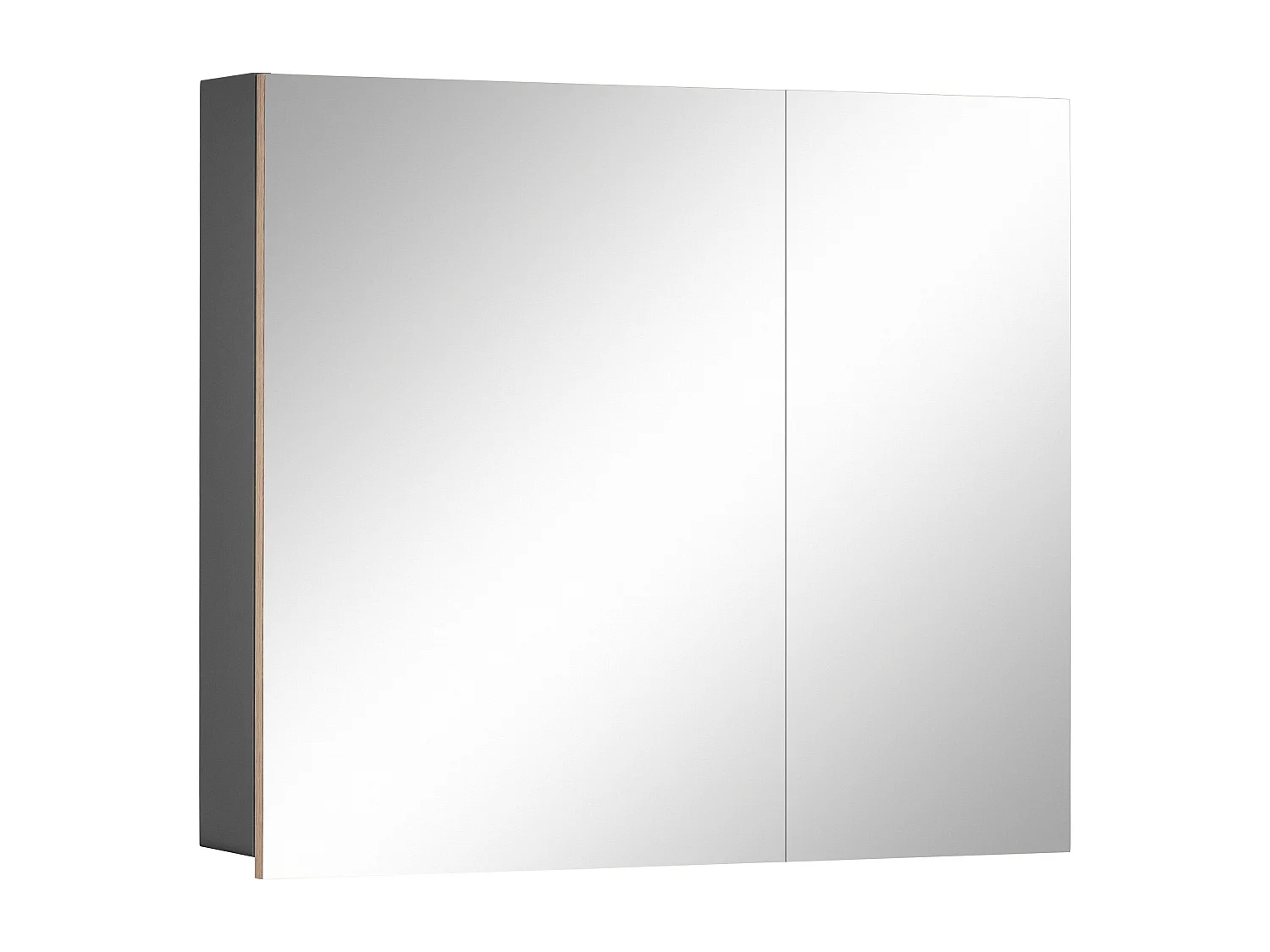 Wisla |Armoire à miroir suspendue en effet chêne