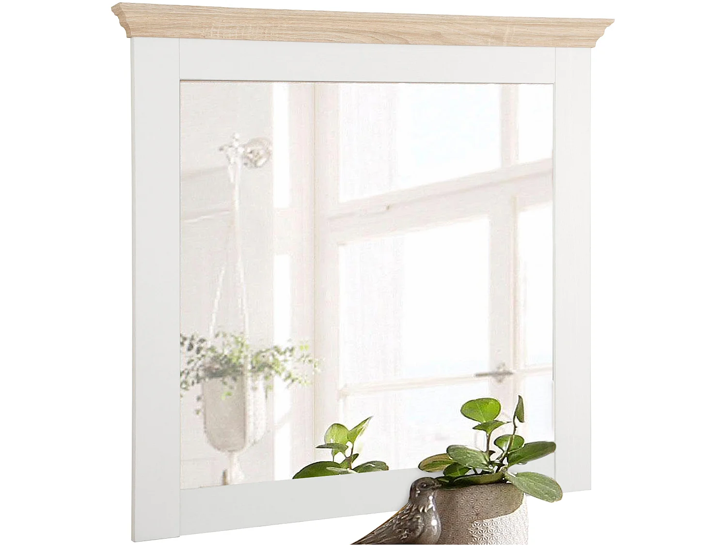 Binz|Miroir avec un cadre en bois