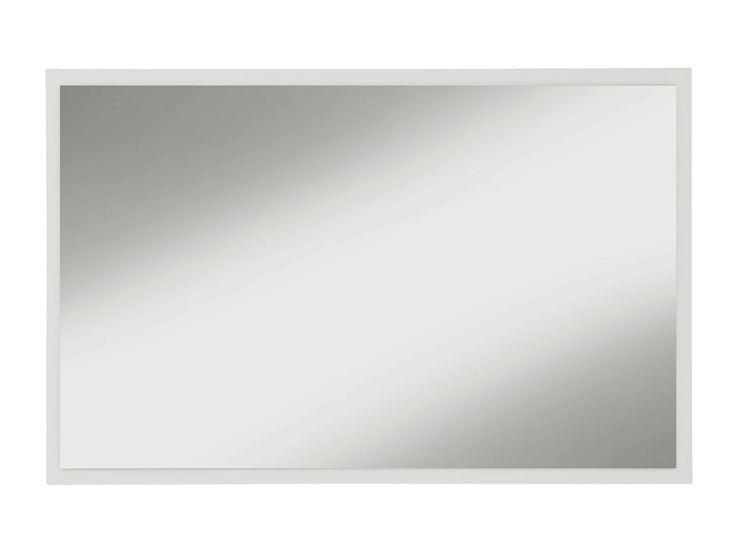 Astral|Miroir avec cadre en effet bois blanc