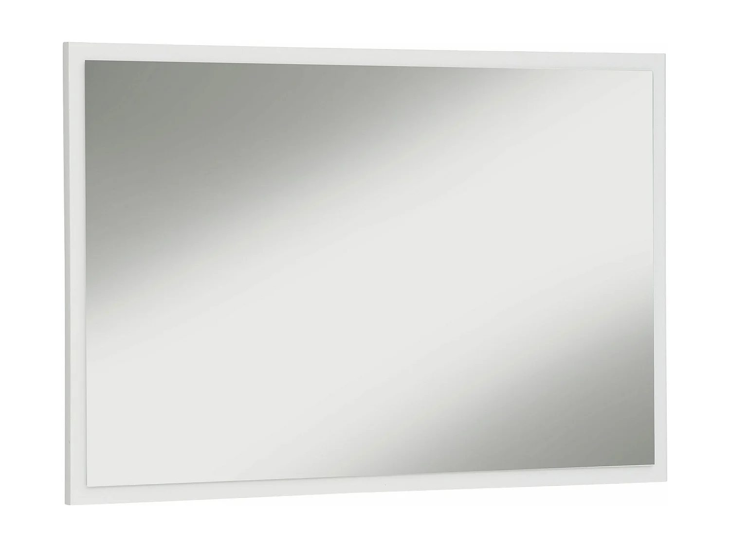 Astral|Miroir avec cadre en effet bois blanc