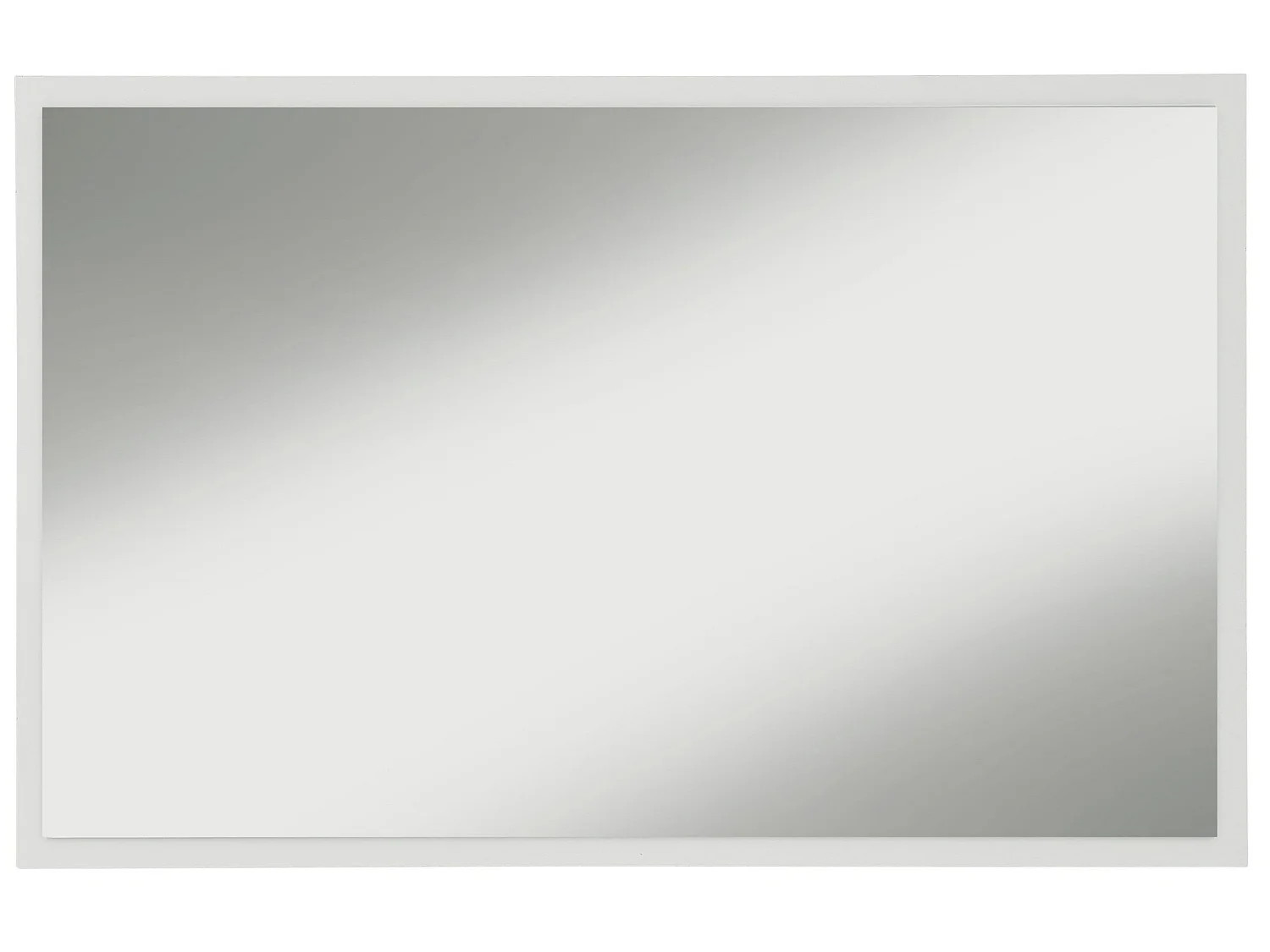Astral|Miroir avec cadre en effet bois blanc