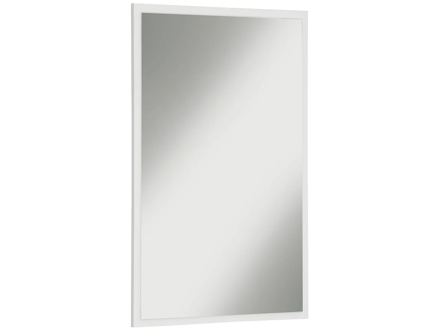 Astral|Miroir avec cadre en effet bois blanc