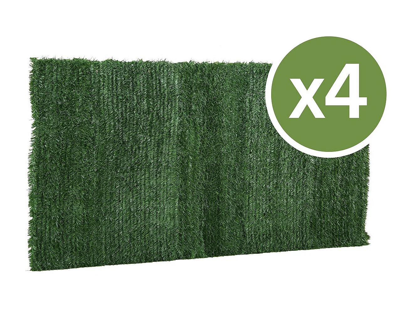 Set di 4 siepi artificiali - 150 x 300 cm
