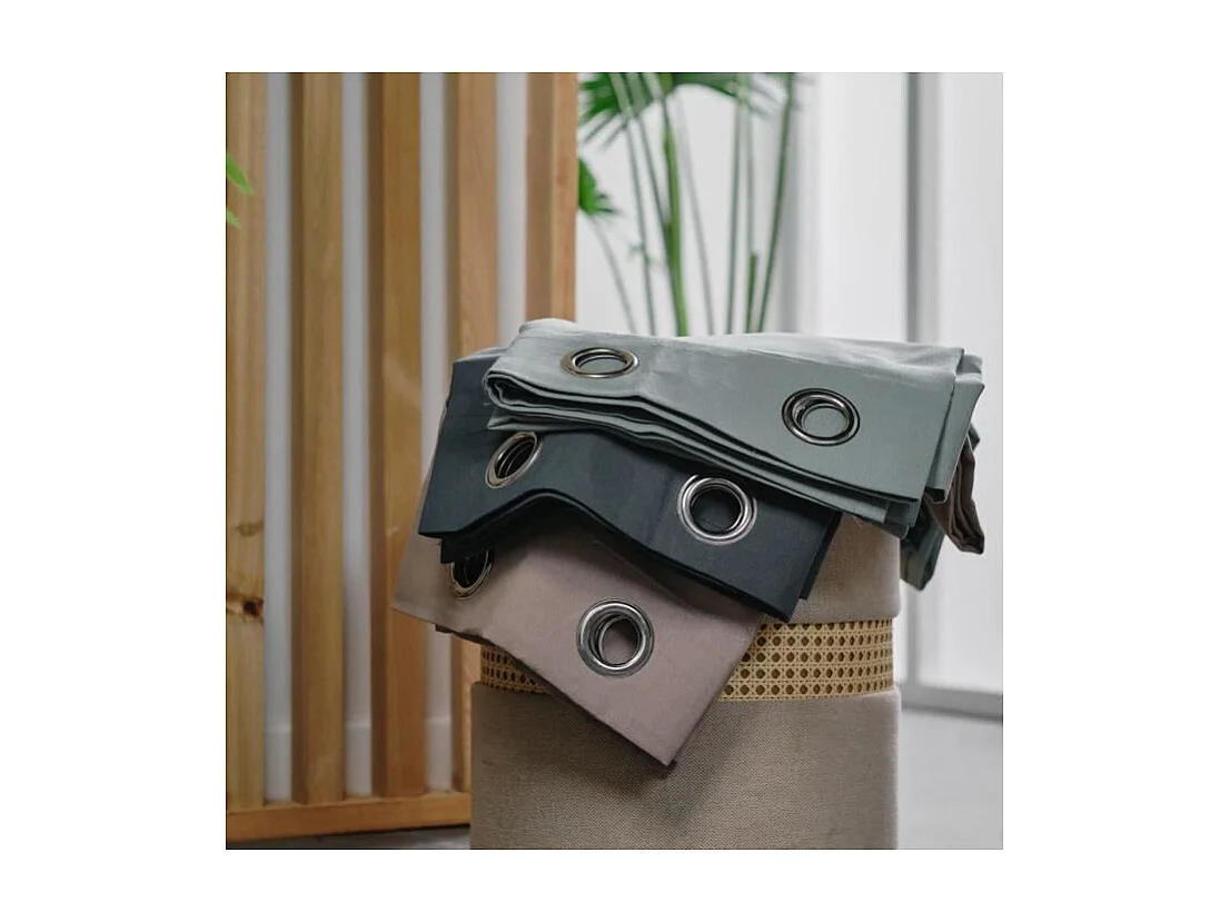 Rideau a oeillets - 140X240 - Dune -  Essential - 356001