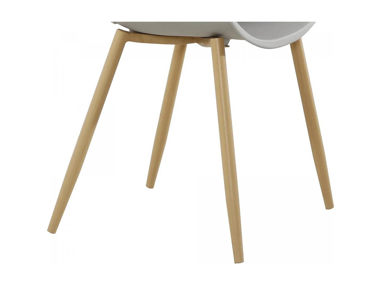 Fauteuil semi artisanal LOT DE 2 ABA 58x59x85 gris