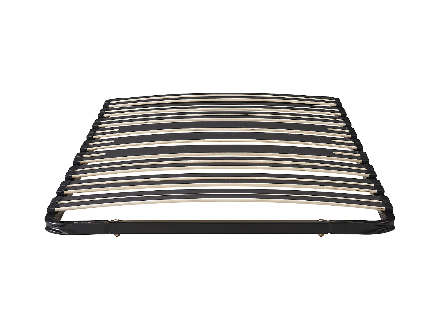 Somier de láminas para montar 90 x 190 cm - 15 láminas - 3 zonas de soporte lumbar reforzado - Sin patas - Negro - CERRISI de YSMÉE
