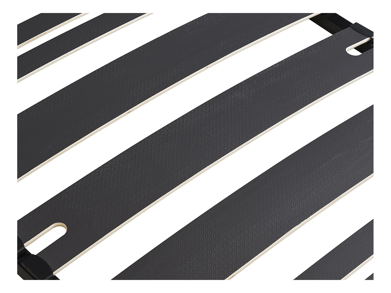 Somier de láminas para montar 90 x 190 cm - 15 láminas - 3 zonas de soporte lumbar reforzado - Sin patas - Negro - CERRISI de YSMÉE