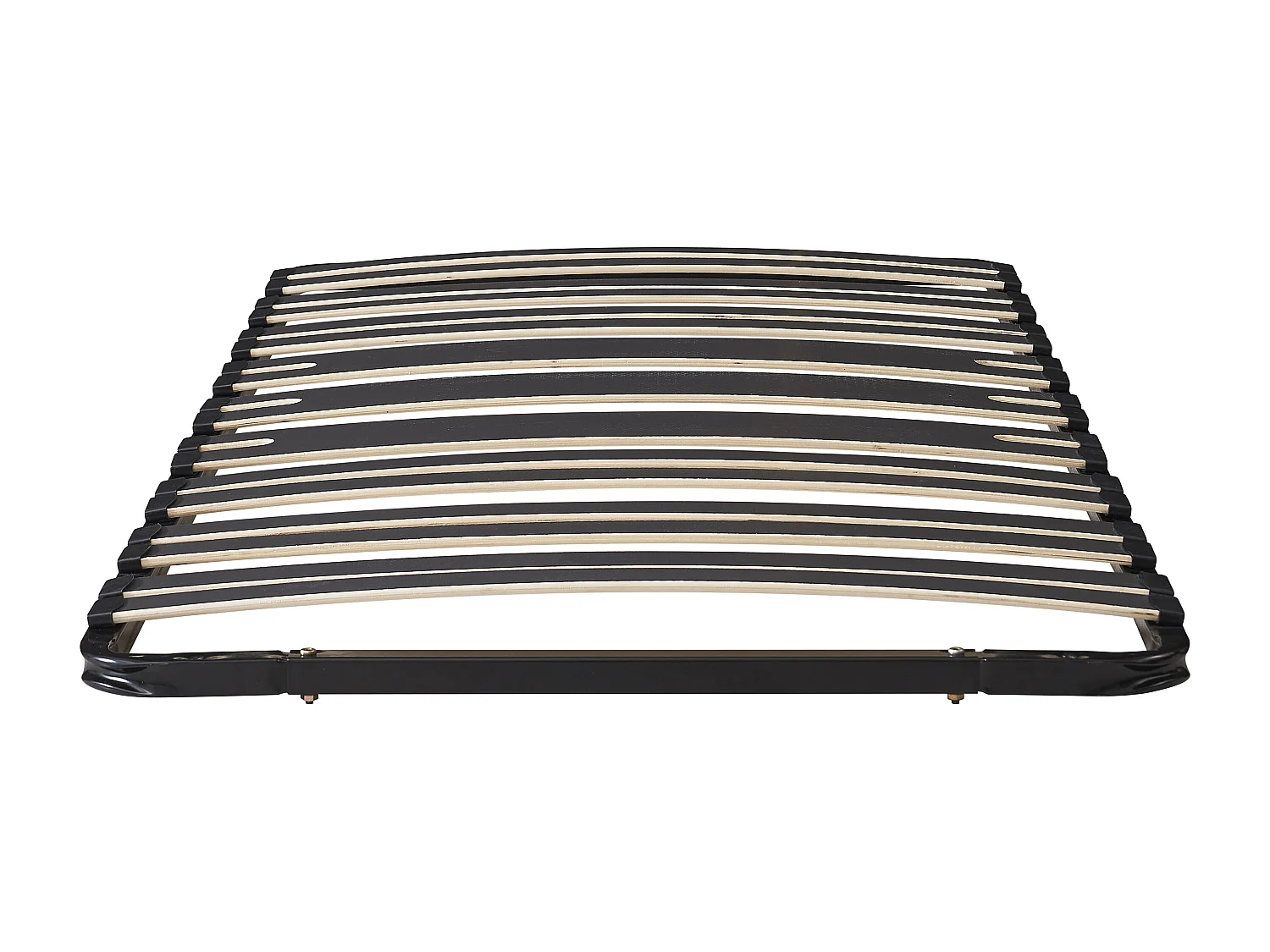 Bedbodem met latten 90 x 190 cm - 15 latten - 3 verstevigde ondersteuningszones voor de rug - Zonder poten - Zwart - CERRISI van YSMÉE