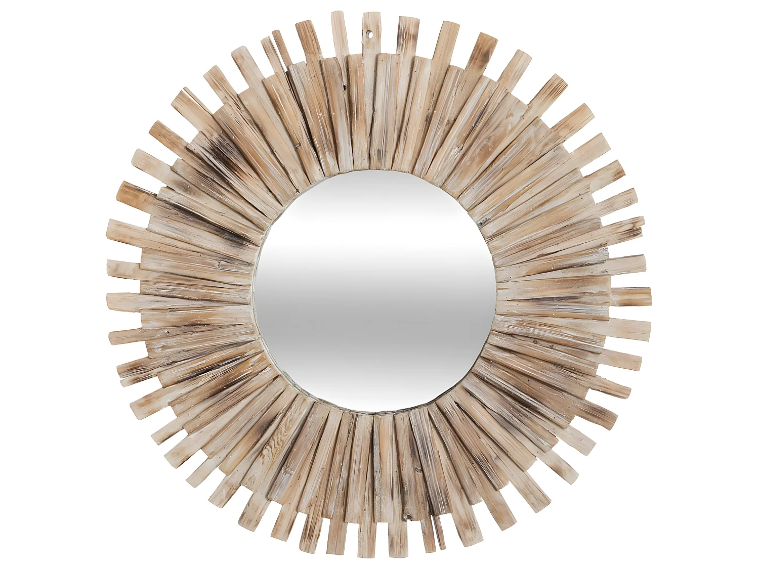 Grand Miroir mural en en Bois flotté D 88 cm