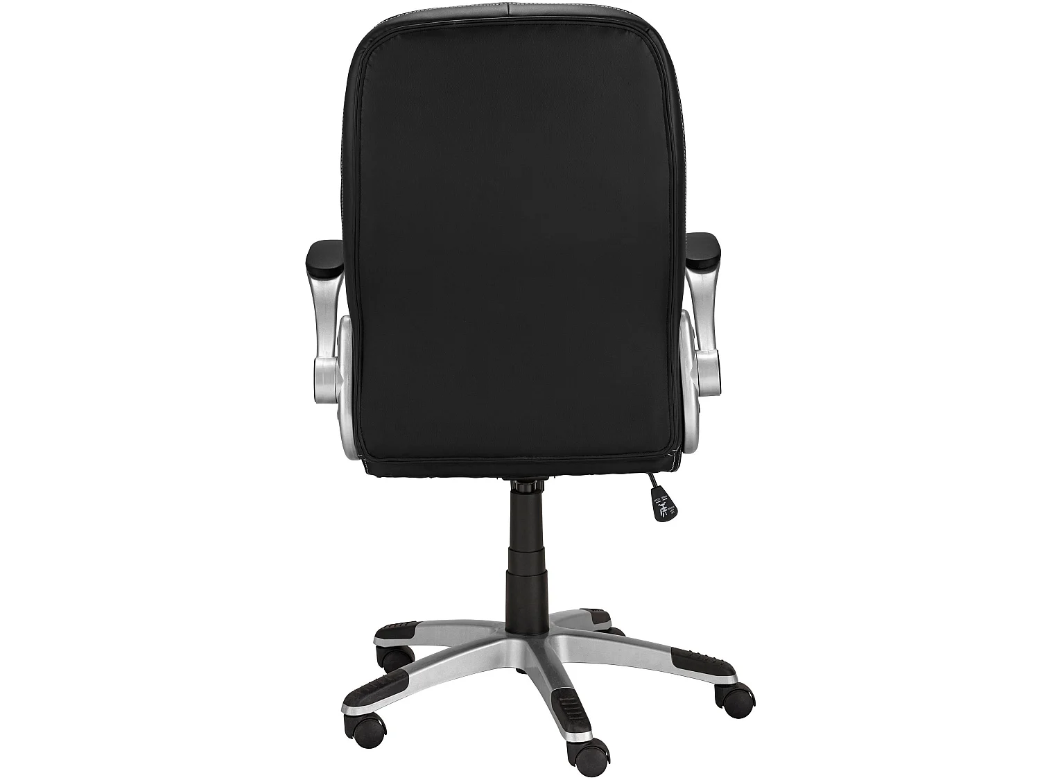 Crowe|Chaise de bureau PU Noir Gris