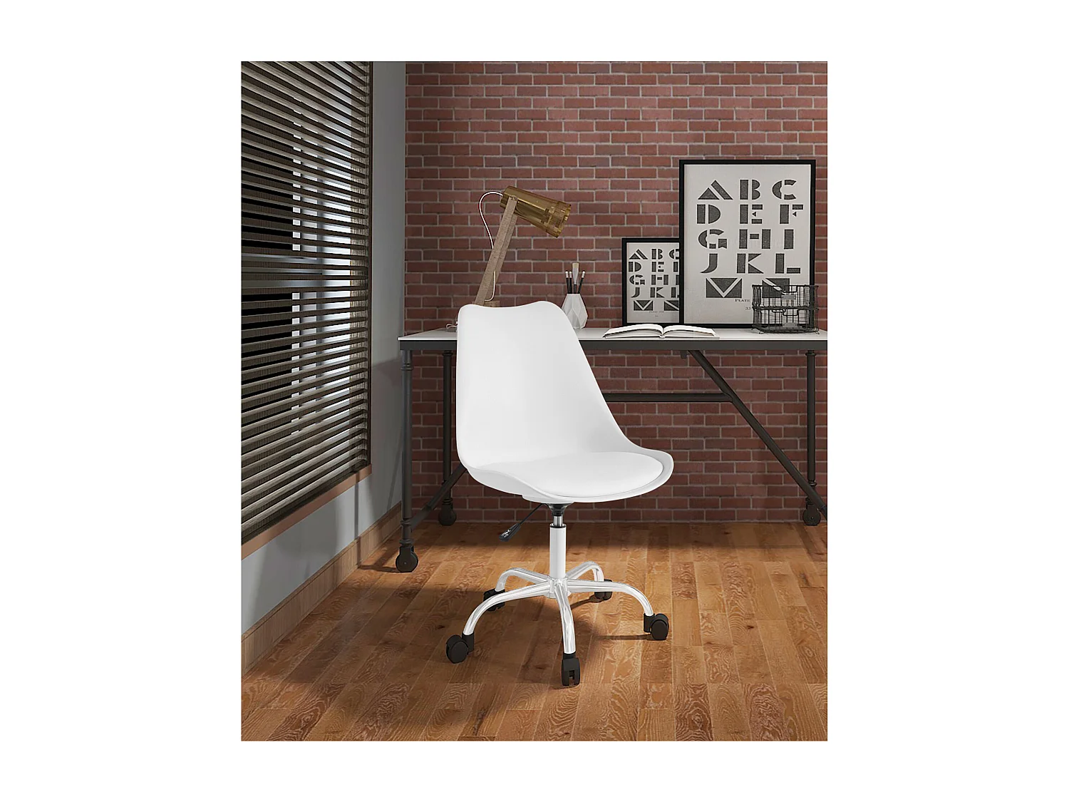 Silla de oficina Donny Blanca