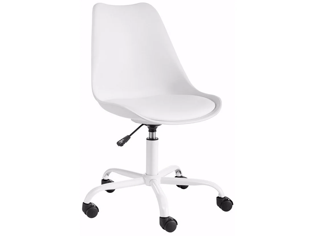 Donny|Chaise de bureau blanc