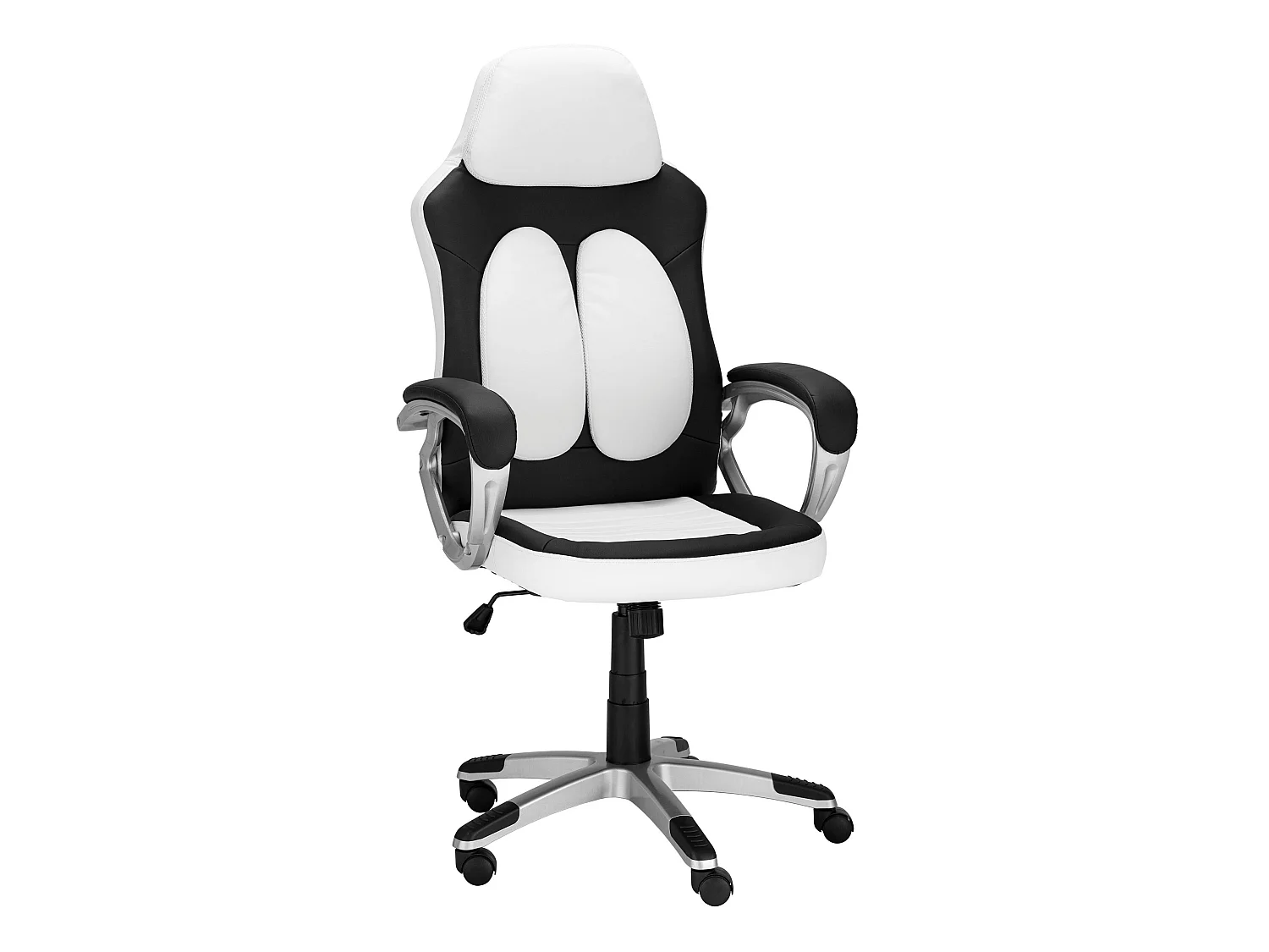 Niro|Chaise Gamer PU Noir Blanc
