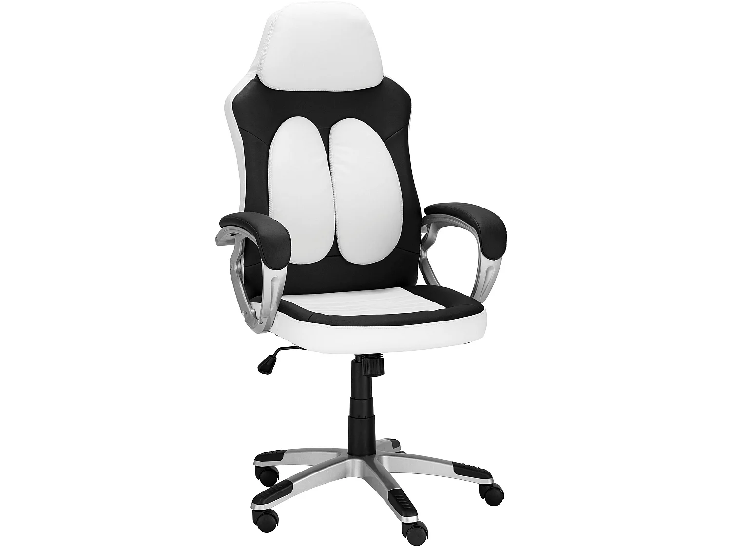 Niro|Chaise Gamer PU Noir Blanc