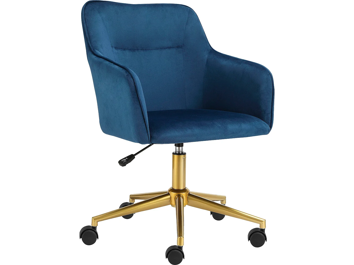 Silla de oficina Azul / Oro