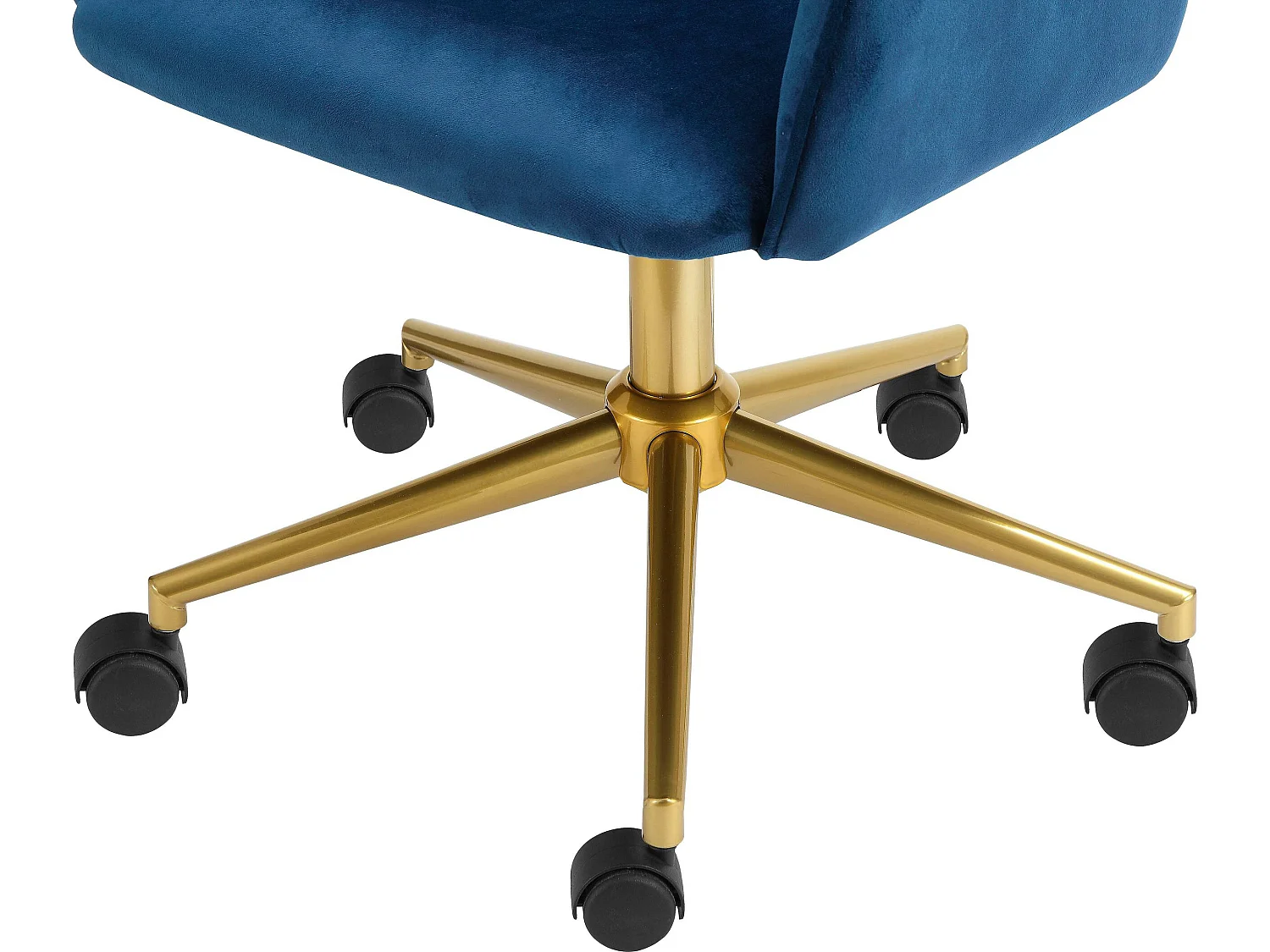 Silla de oficina Azul / Oro
