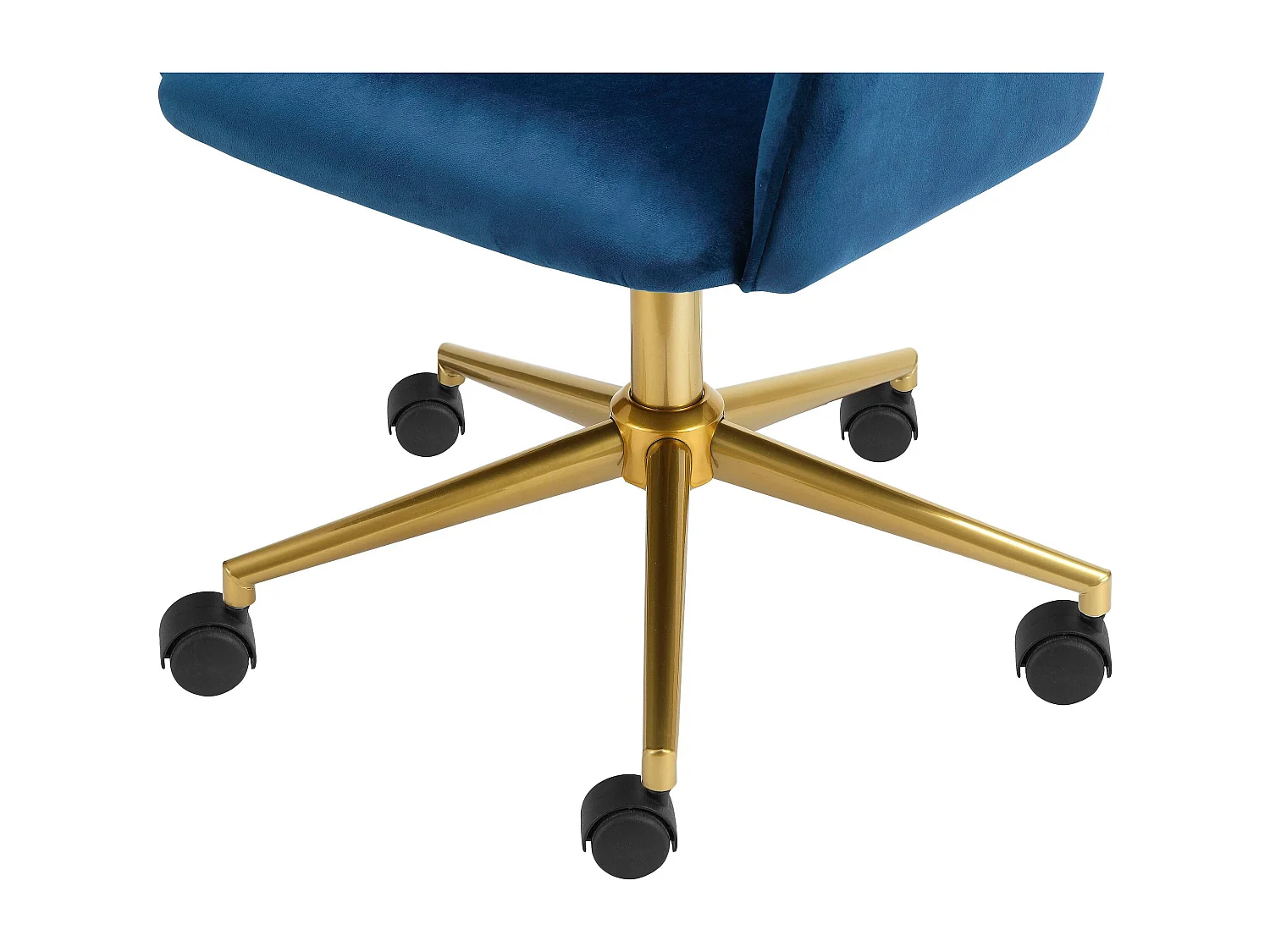 Bureaustoel Blauw Goud