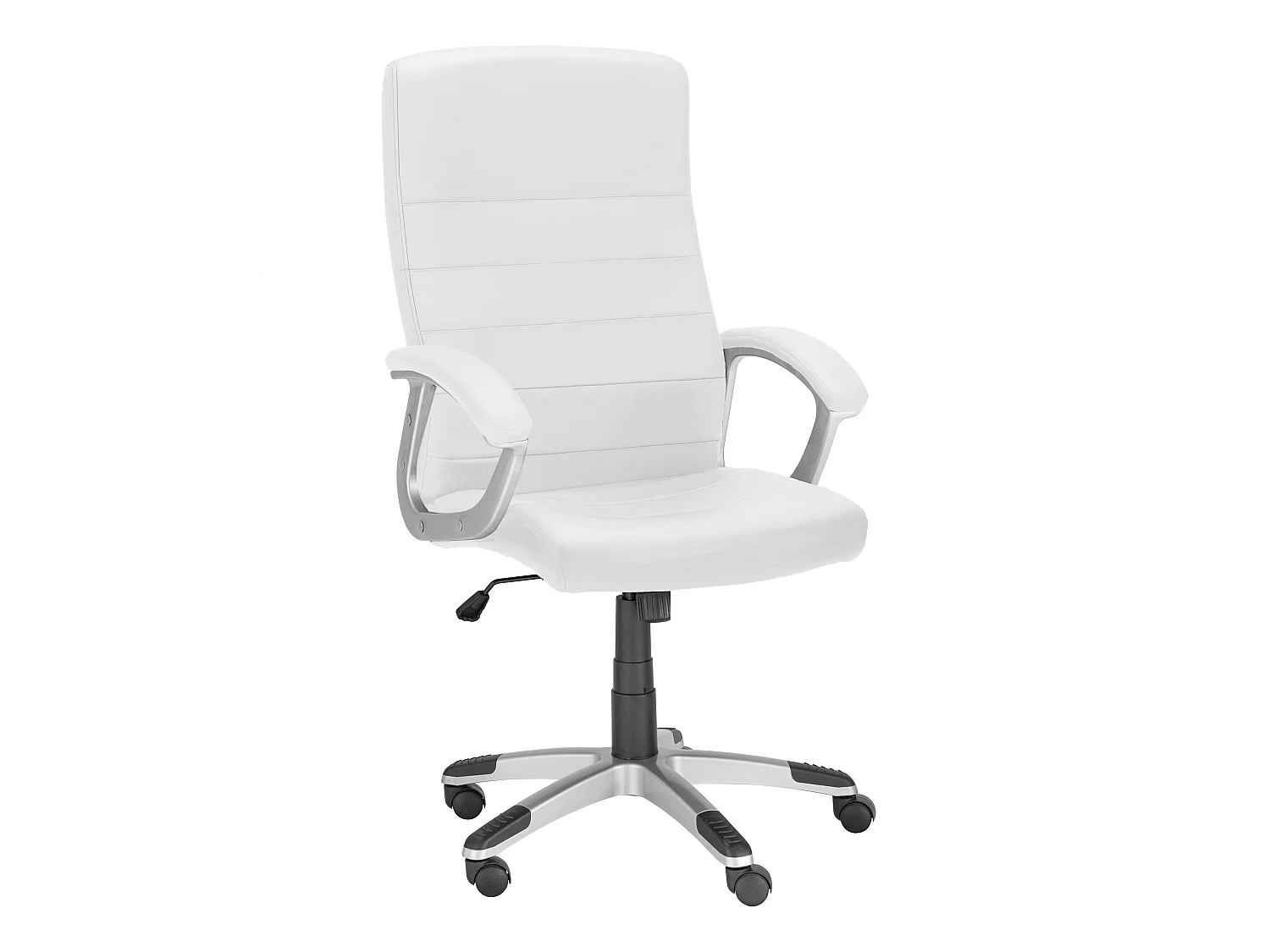 Willis|Chaise de bureau en PU blanc
