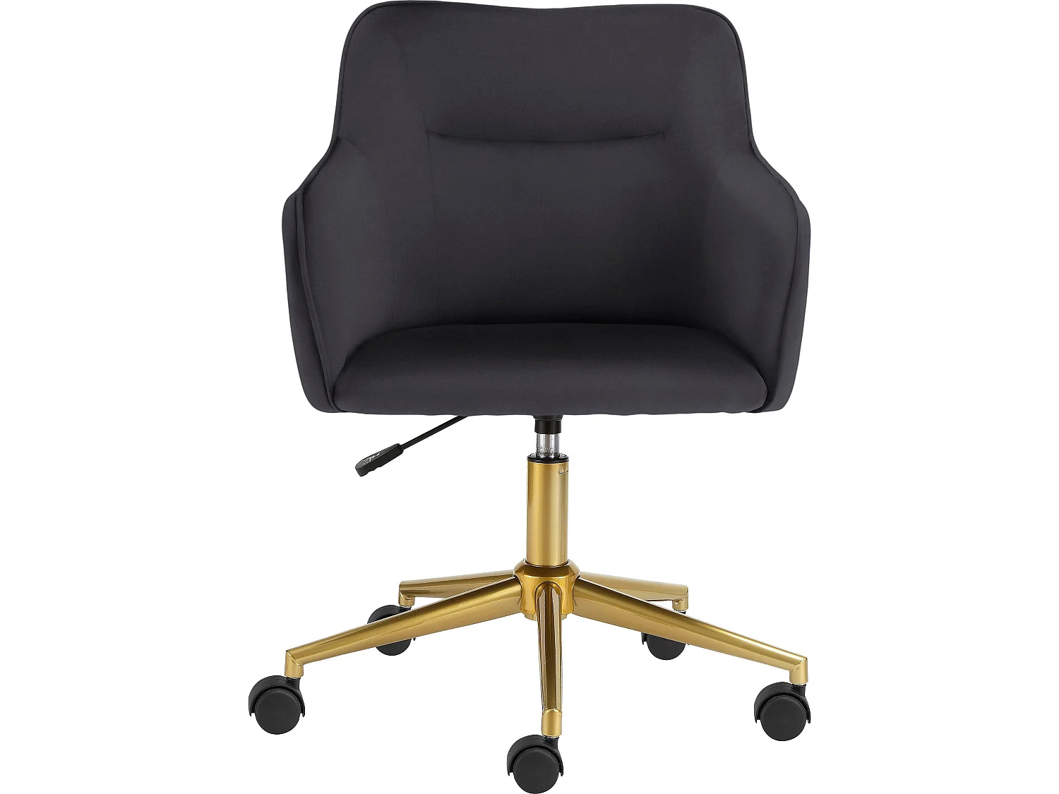 Caspar | Cadeira de escritório Cinzento Dourado