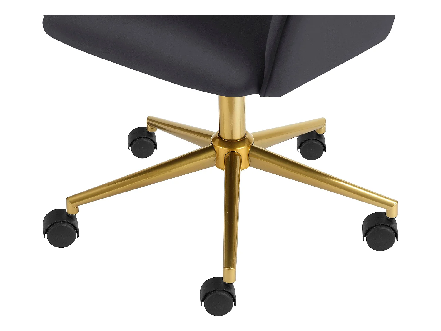 Caspar | Cadeira de escritório Cinzento Dourado