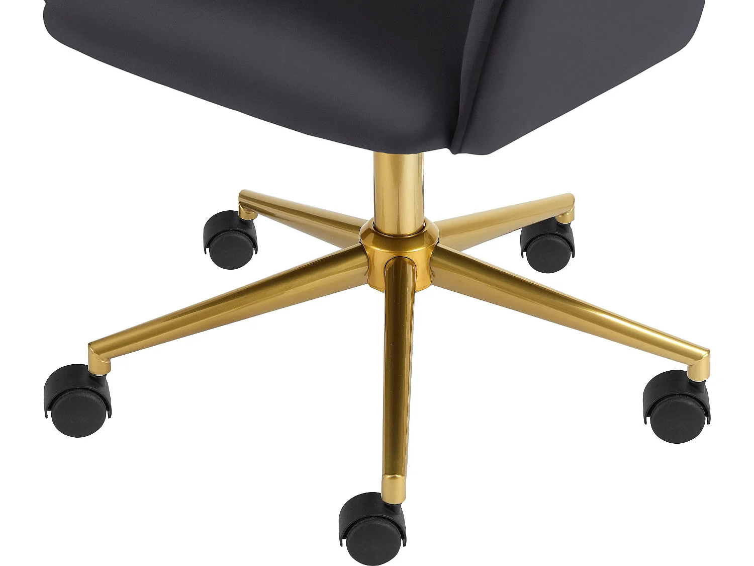 Bürostuhl Grau / Gold