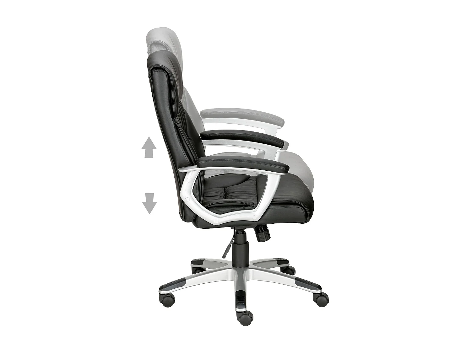 Flori|Chaise de bureau en Noir