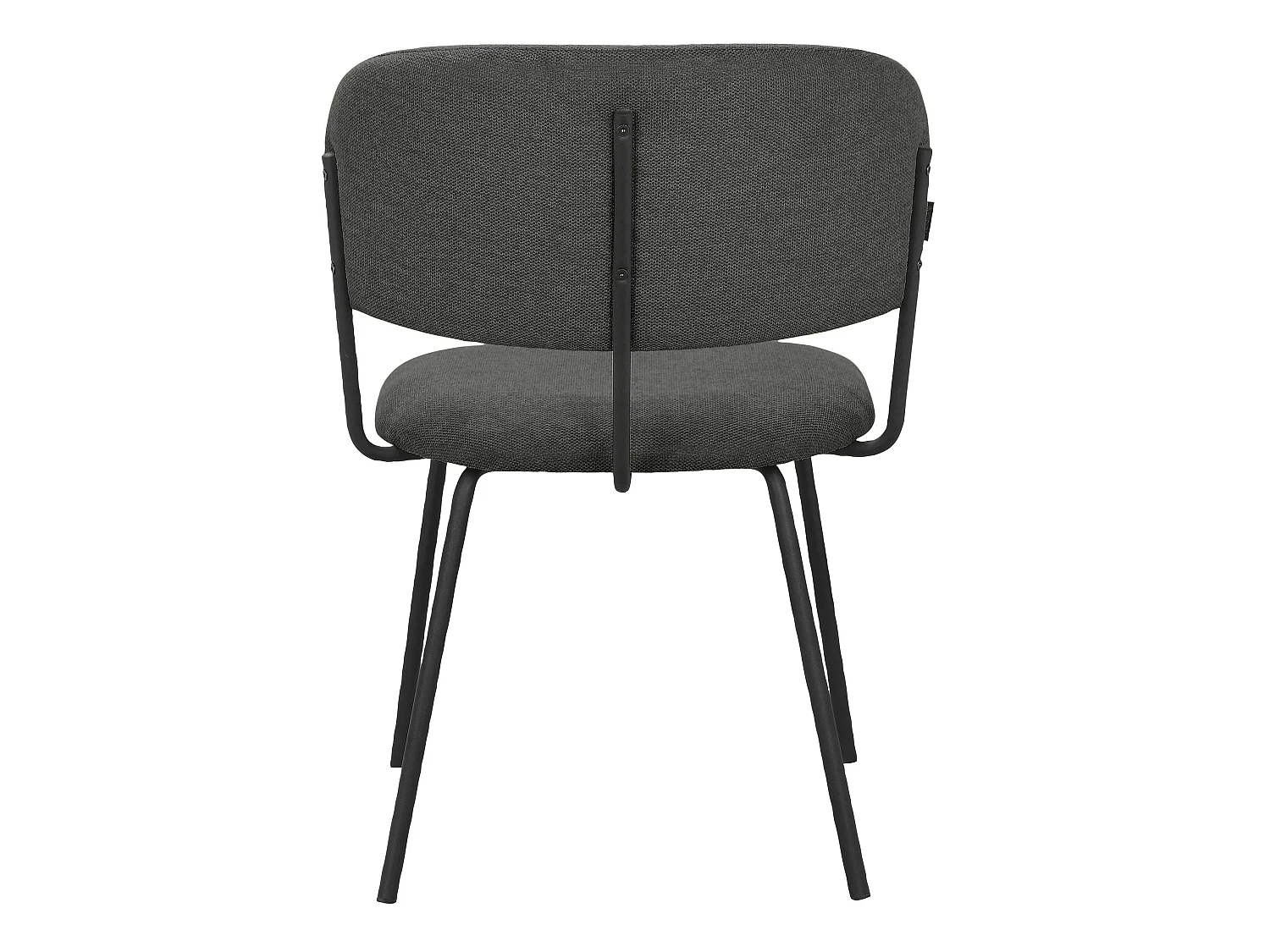 Claudia | Chaise de salle à manger 2 Pack Anthracite