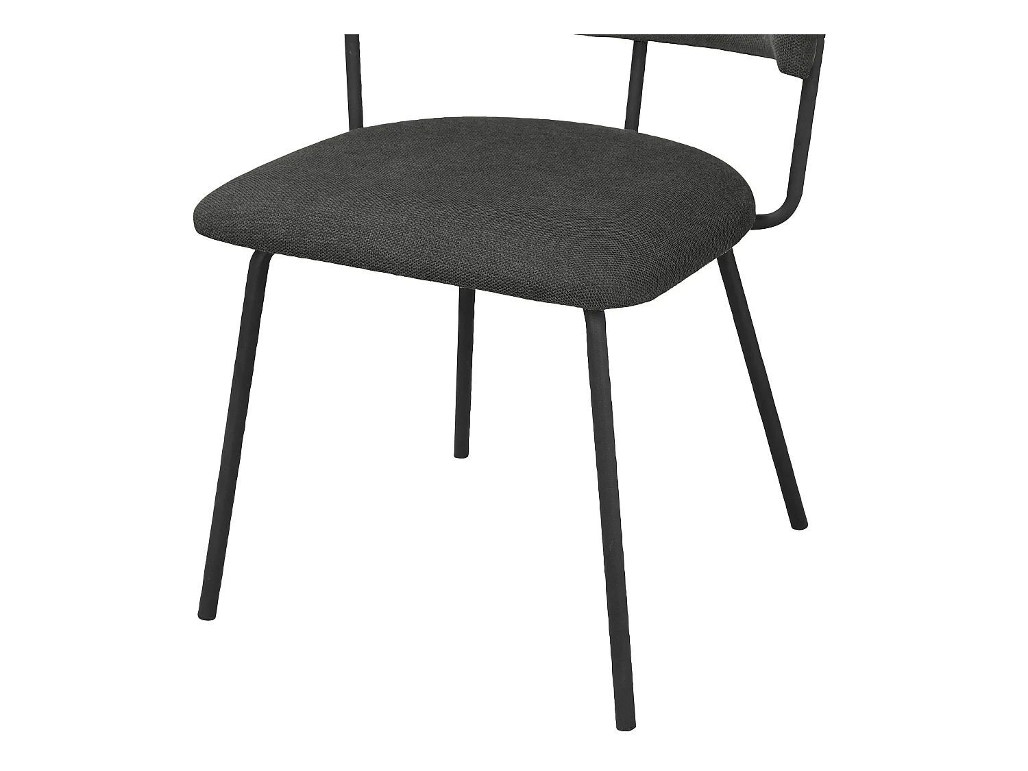 Claudia | Chaise de salle à manger 2 Pack Anthracite