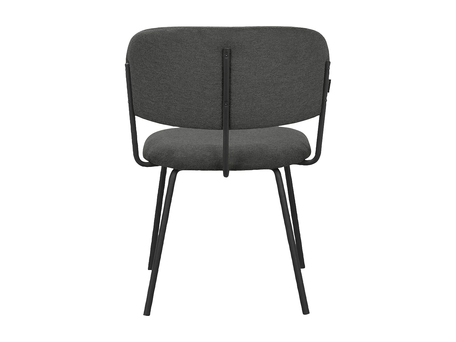 Claudia | Chaise de salle à manger 2 Pack Anthracite