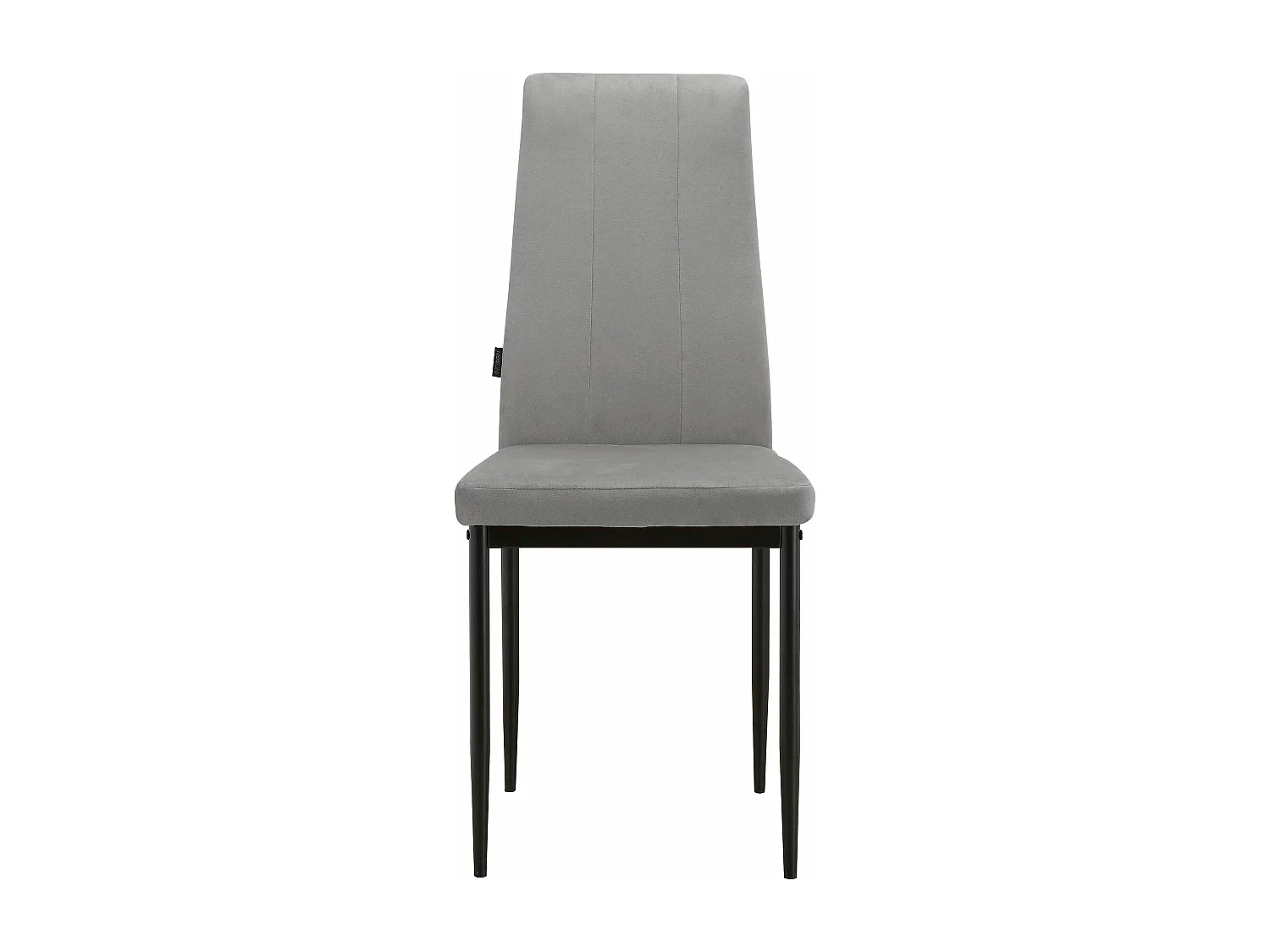 Kelly|Chaise de salle à manger en velours gris