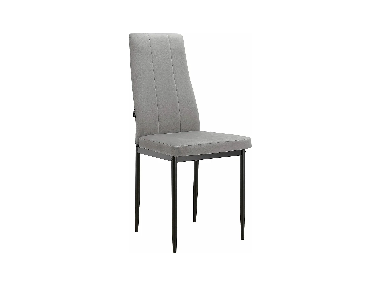 Kelly|Chaise de salle à manger en velours gris