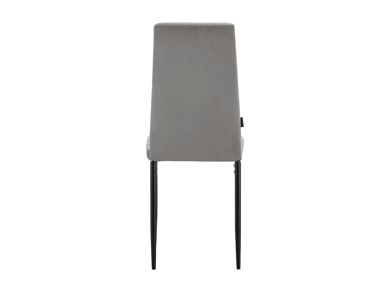 Kelly|Chaise de salle à manger en velours gris