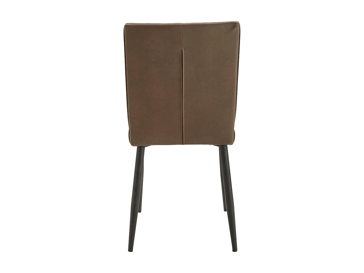 Felicia|Chaise 2 Pack en PU Marron