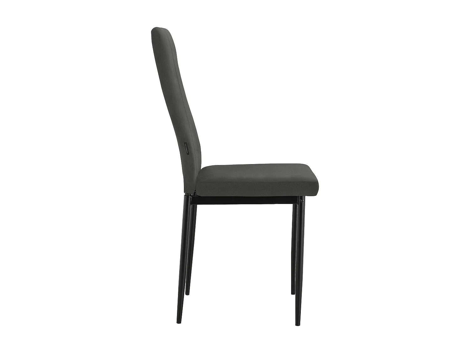 Kelly|Chaise de salle à manger en velours noir