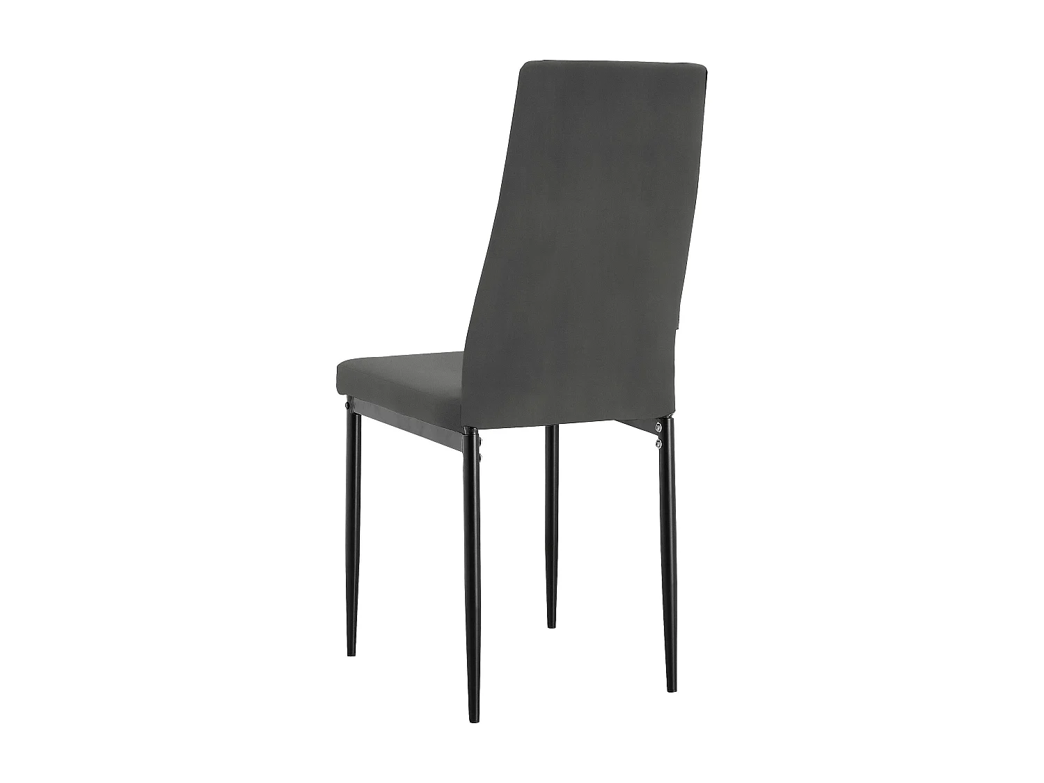 Kelly|Chaise de salle à manger en velours noir