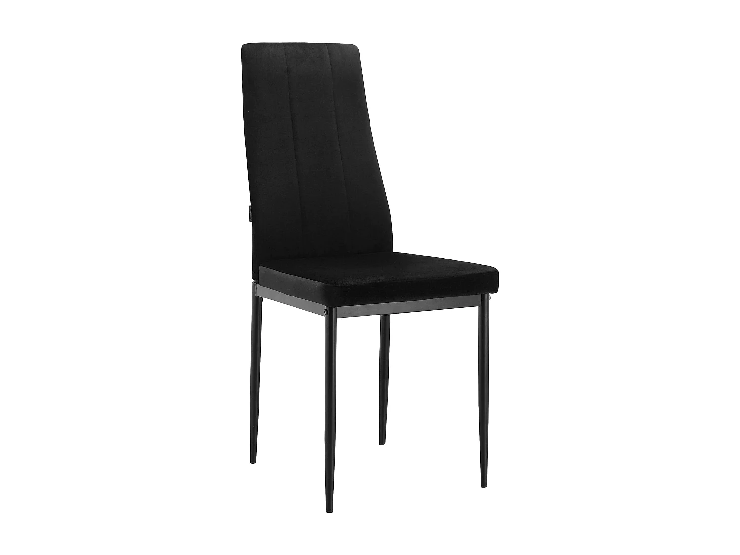Kelly|Chaise de salle à manger en velours noir