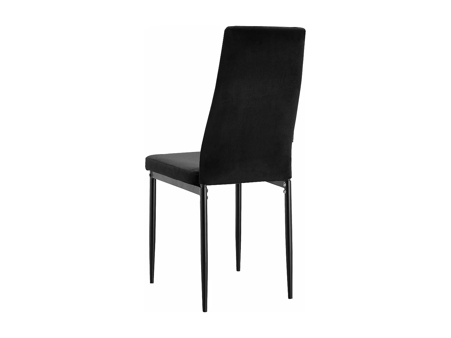 Kelly|Chaise de salle à manger en velours noir