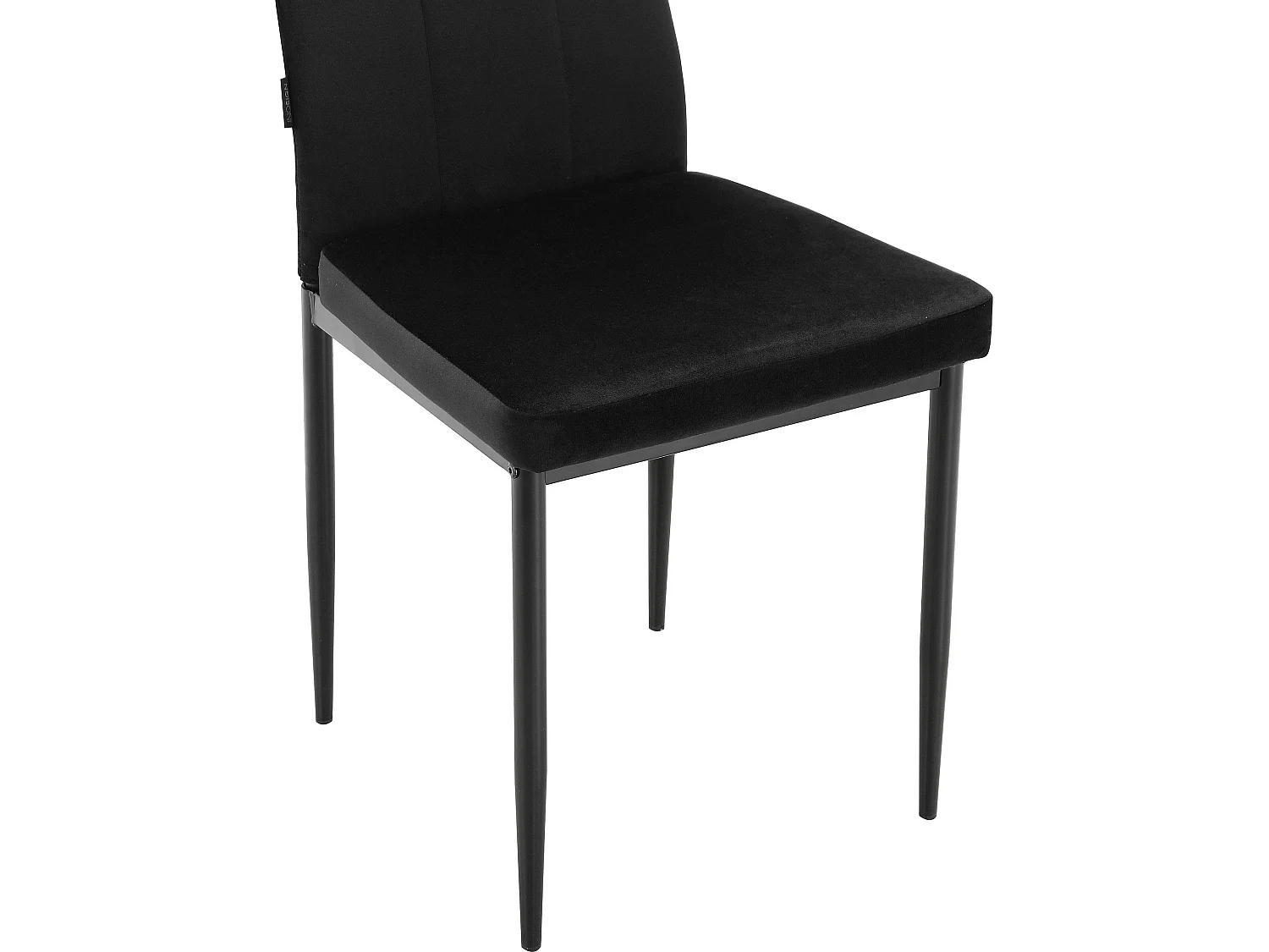 Kelly|Chaise de salle à manger en velours noir